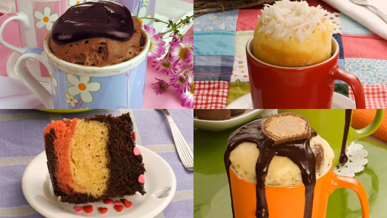 Rápidas e quentinhas: 6 receitas de bolo de caneca para fazer agora!