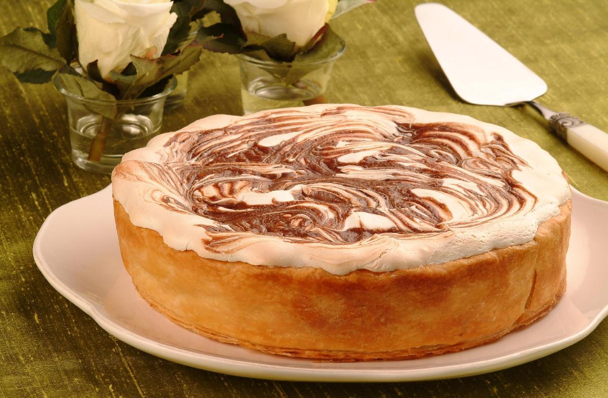 Torta merengue de chocolate 