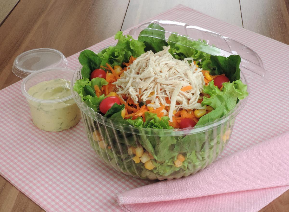Salada mista com molho 