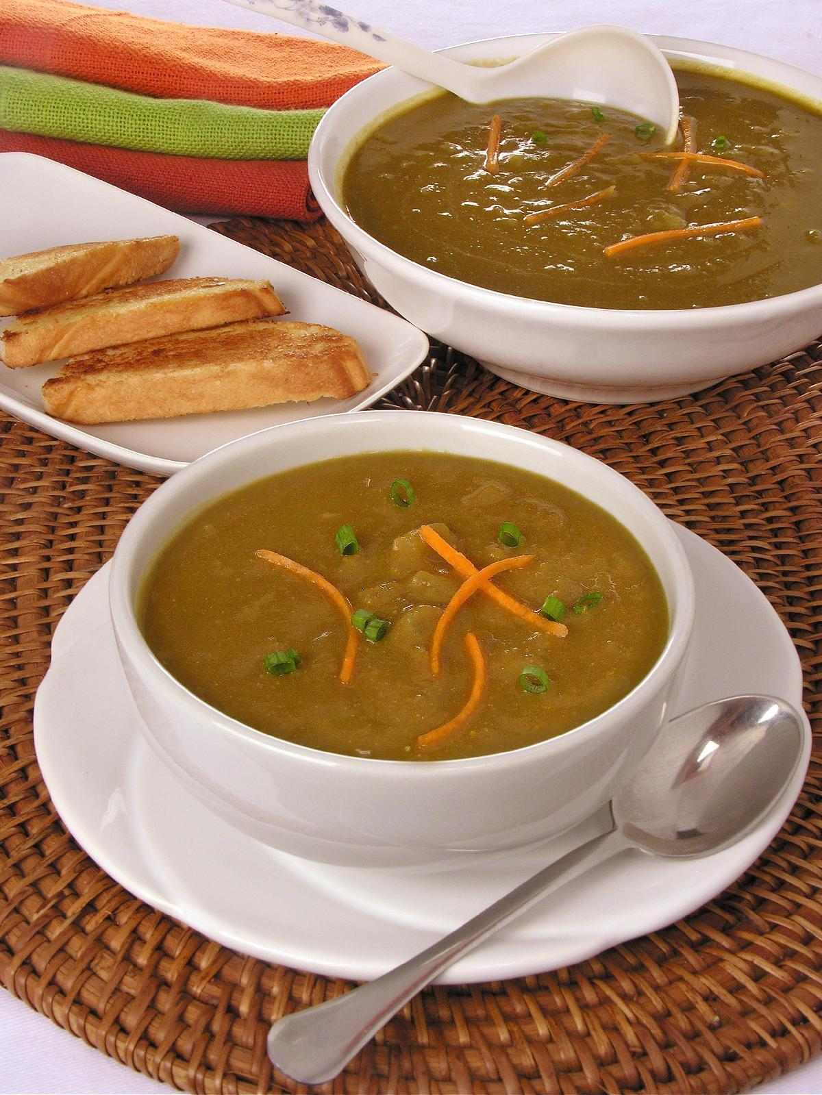 Sopa deliciosa de lentilha 