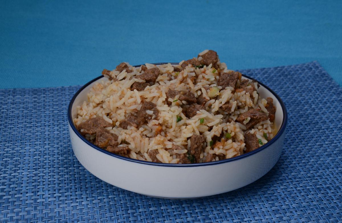 Pilaf com arroz 