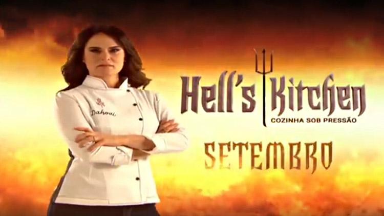 Danielle Dahoui é quem vai comandar a 4ª temporada de Hell’s Kitchen 