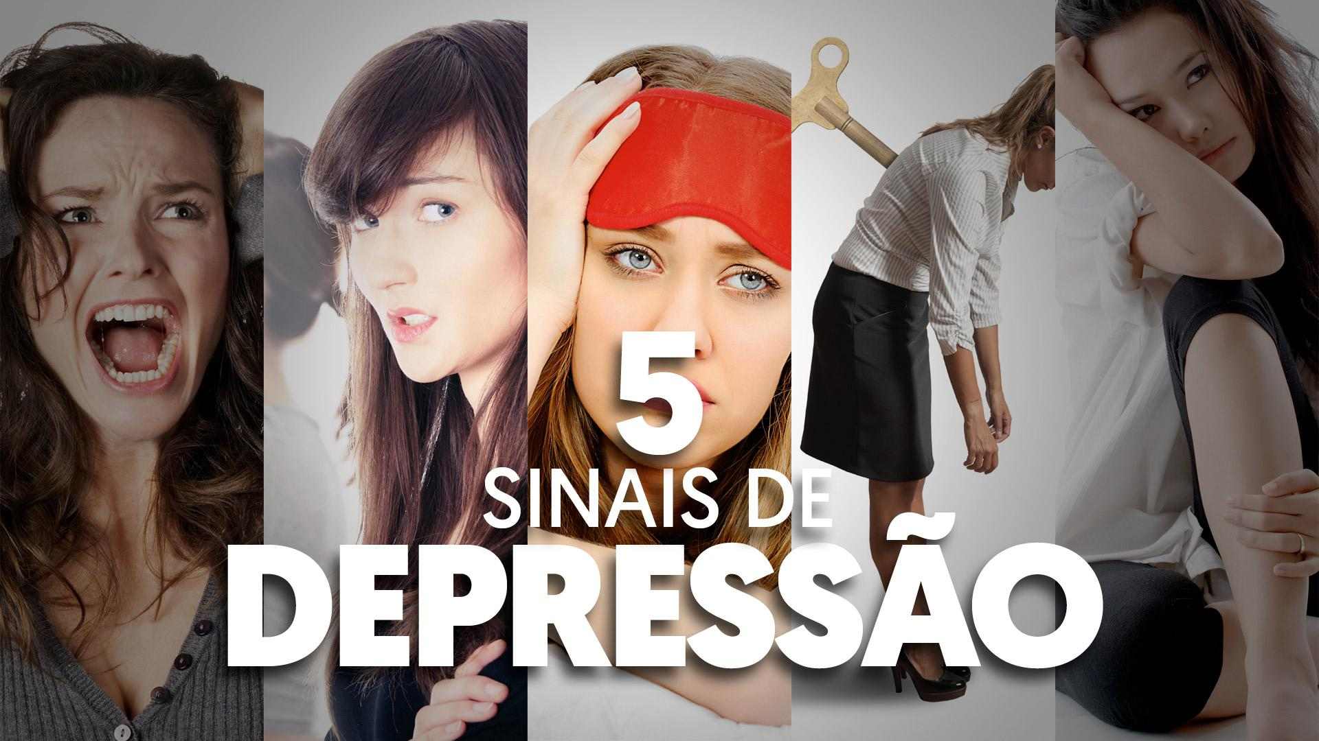 5 principais sintomas da depressão 