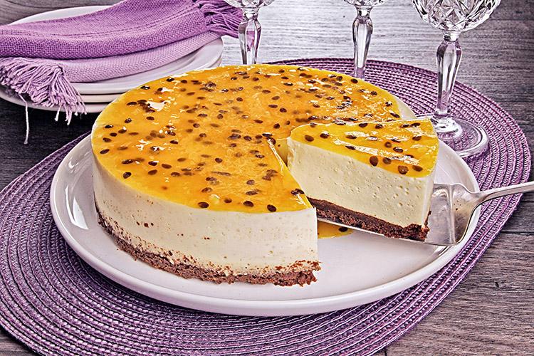 Cheesecake de maracujá 