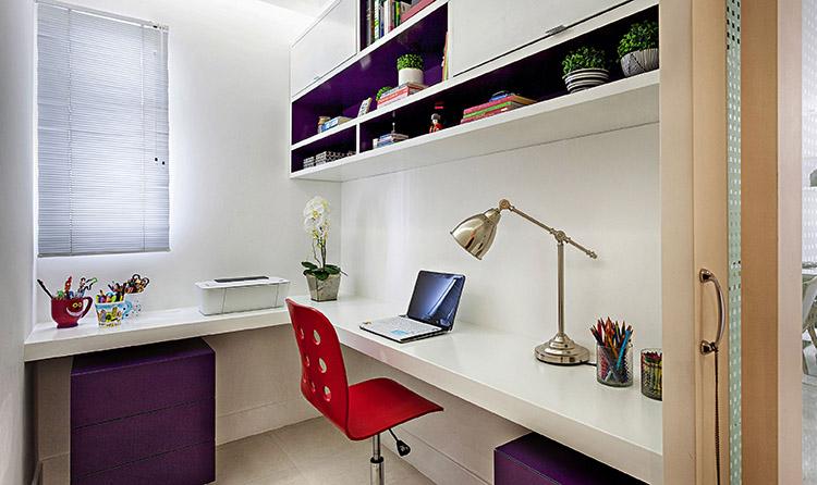 Escritório colorido: aprenda a criar um espaço charmoso e muito prático! 