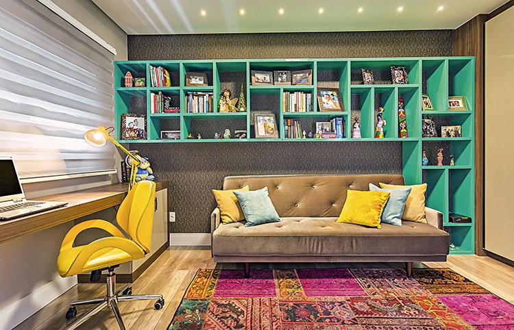 Home office colorido: crie um espaço de trabalho organizado! 