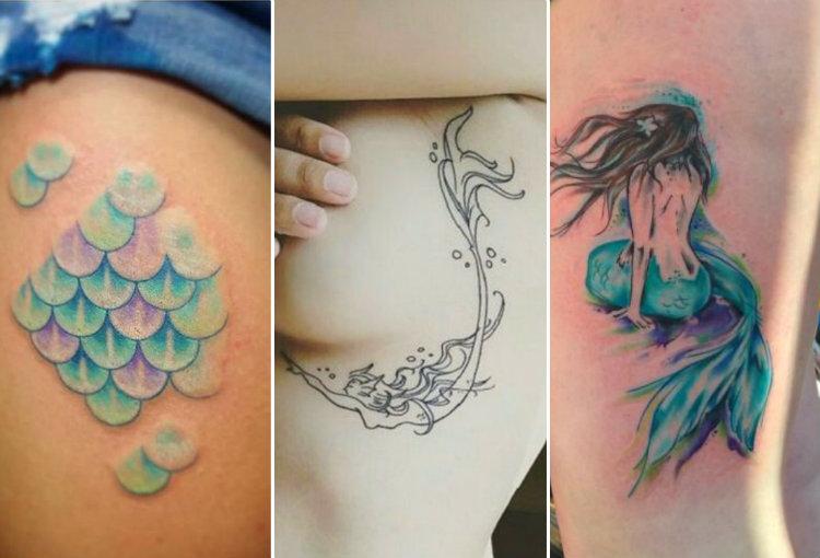 Sereias: 14 ideias de tatuagens para se inspirar! 