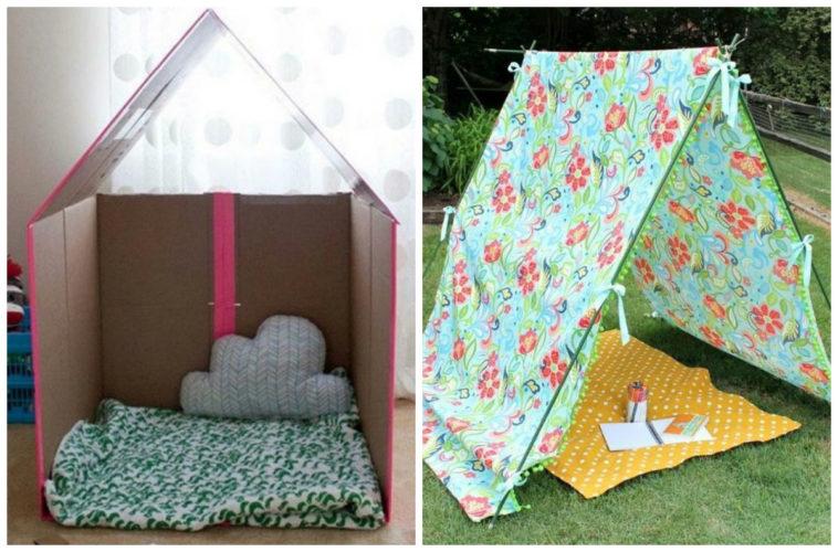 5 ideias para montar uma cabana para seus filhos em casa 