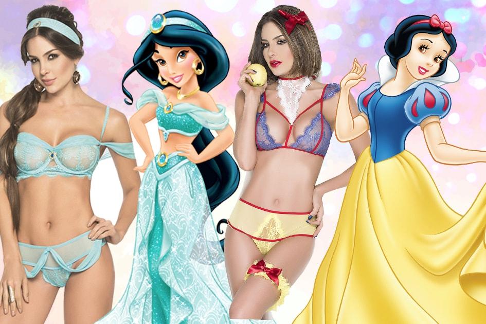 Marca lança lingeries inspiradas nas princesas da Disney 