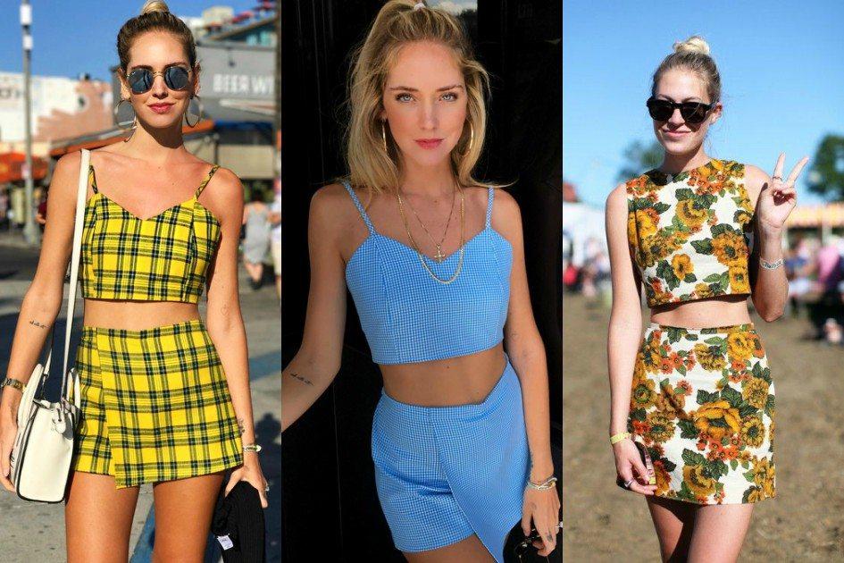 Conjunto cropped e saia com estilo vintage é a dupla favorita da moda verão! 