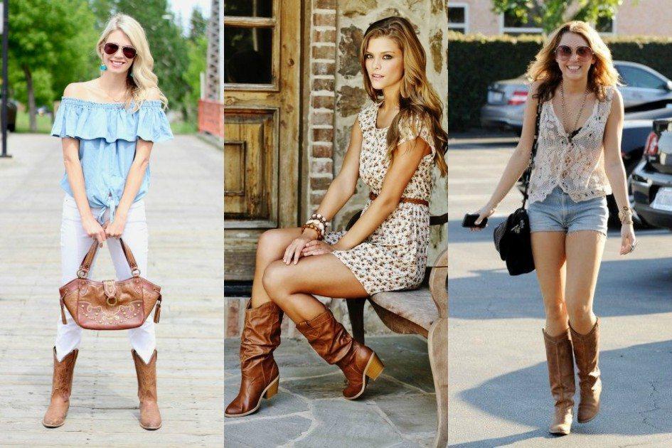 10 looks com bota country feminina para se inspirar e apostar no calçado! 
