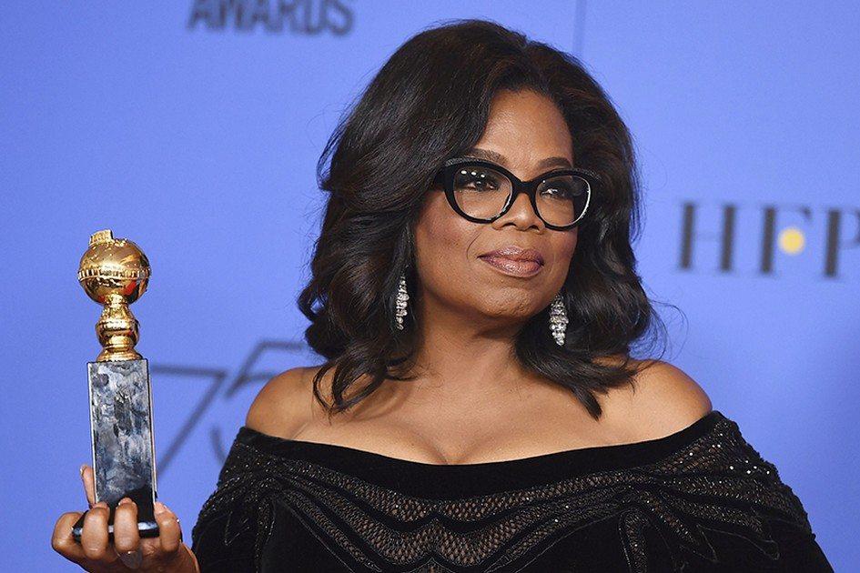 Oprah Winfrey faz discurso emocionante contra o racismo e abuso sexual 