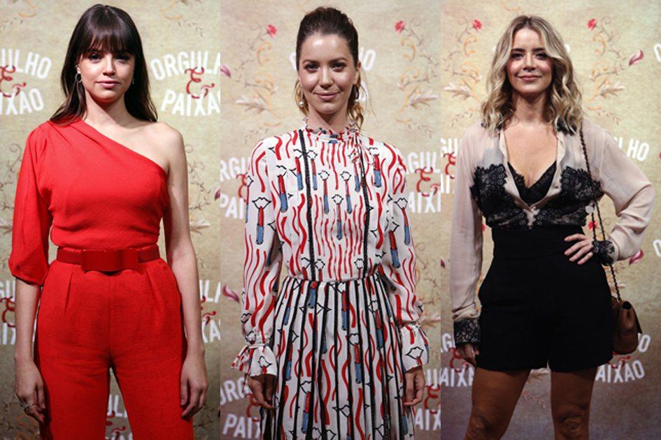 Agatha Moreira, Nathalia Dill e mais atrizes de “Orgulho e Paixão” capricham no look para coletiva 