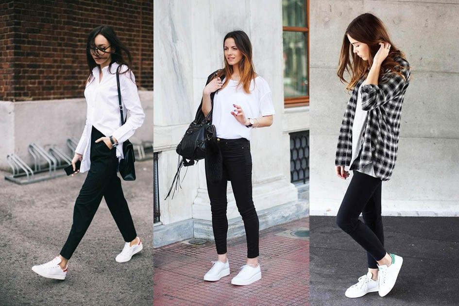 12 looks de tênis branco, conforto e estilo com os calçados versáteis 
