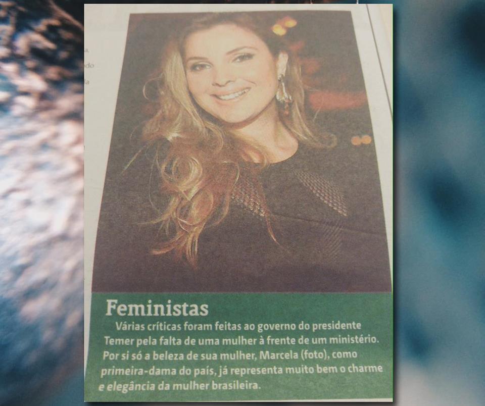 Colunista do jornal de Brasilia fala sobre Marcela Temer