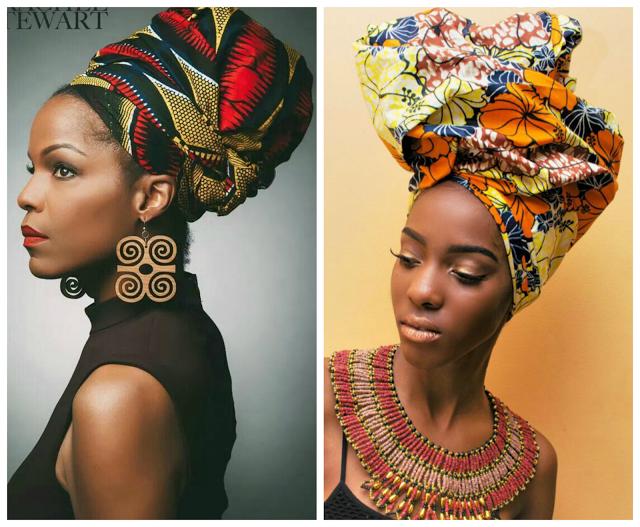 Mulheres negras usam turbante, apropriação cultural