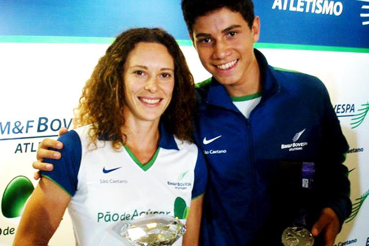 Thiago Braz é ouro no salto com vara nas Olimpíadas Rio 2016 - com Fabiana Murer
