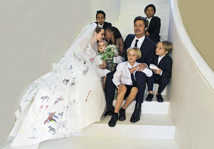 Casamento Brangelina - Angelina Jolie e Brad Pitt