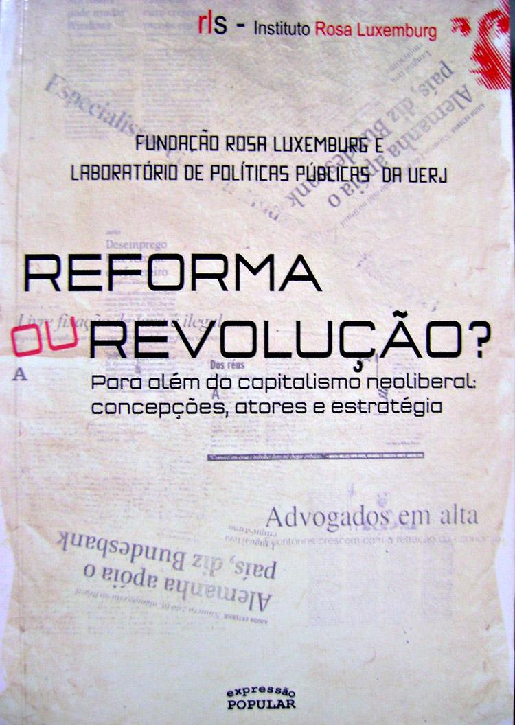 Reforma ou Revolução, livro, capa, Rosa Luxemburgo, marxismo