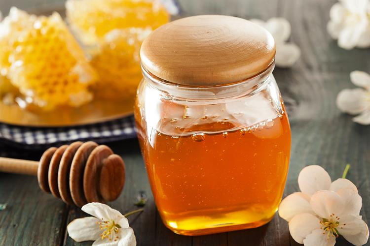 adoçante natural: pote de mel
