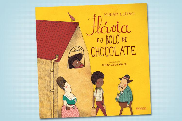 Capa do livro Flávia e o bolo de chocolate