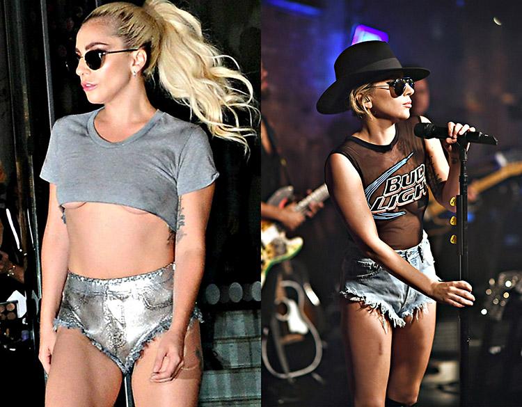 Montagem cantora Lady Gaga