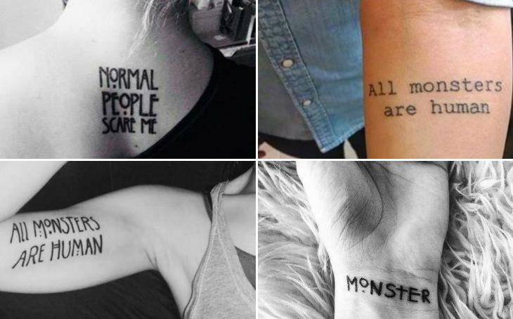 Tatuagens geek american horror story