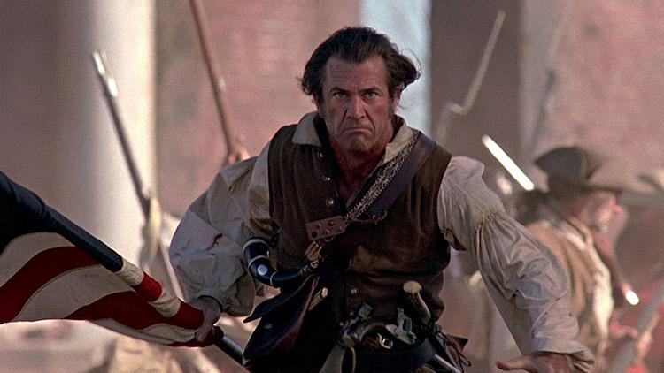 Mel Gibson, ator, O Patriota, bandeira, Estados Unidos