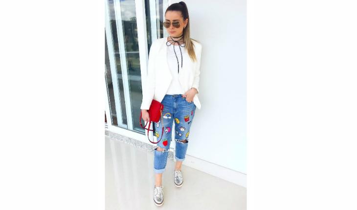 patches calca jeans look social instagram