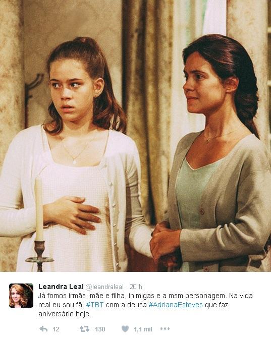 Leandra leal e Adriana Esteves
