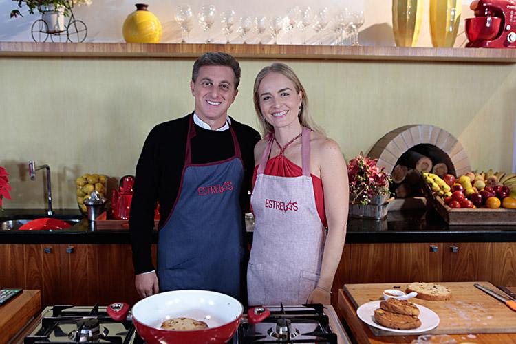 Luciano Huck e Angélica cozinham juntos no ‘Estrelas’