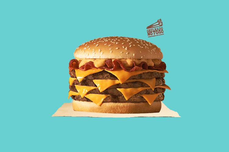 Conheça os 10 hambúrgueres de fast food mais calóricos do Brasil