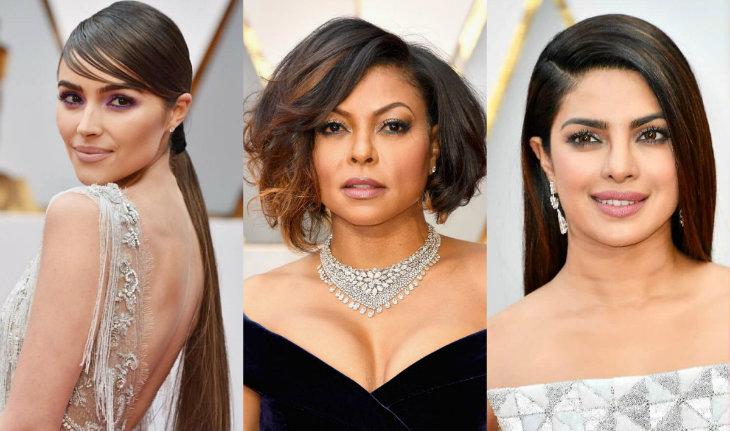Maquiagens das famosas no Oscar