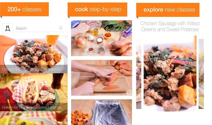 print de tela smartphone apple aplicativos culinaria para ajudar na cozinha appetites