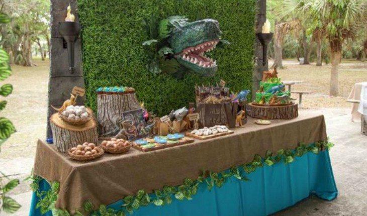 Ideias para decoração de festa Jurassic World