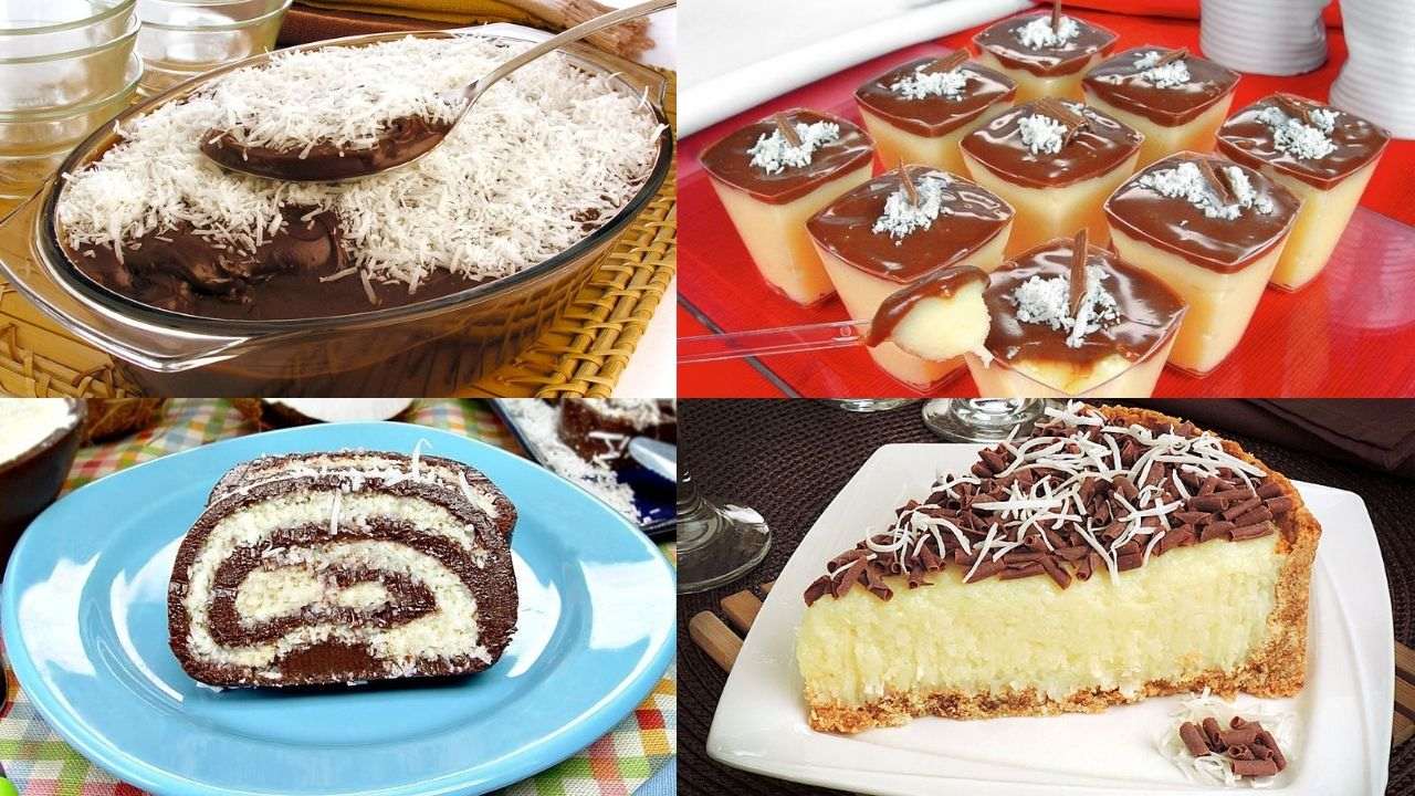 Aprenda a preparar esses doces e prove o melhor do chocolate com coco!