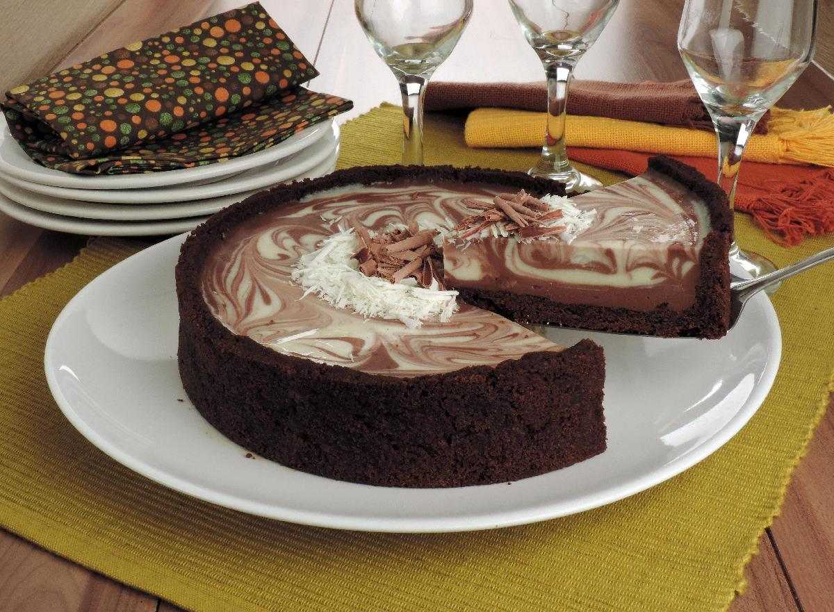 Torta mesclada de chocolate 