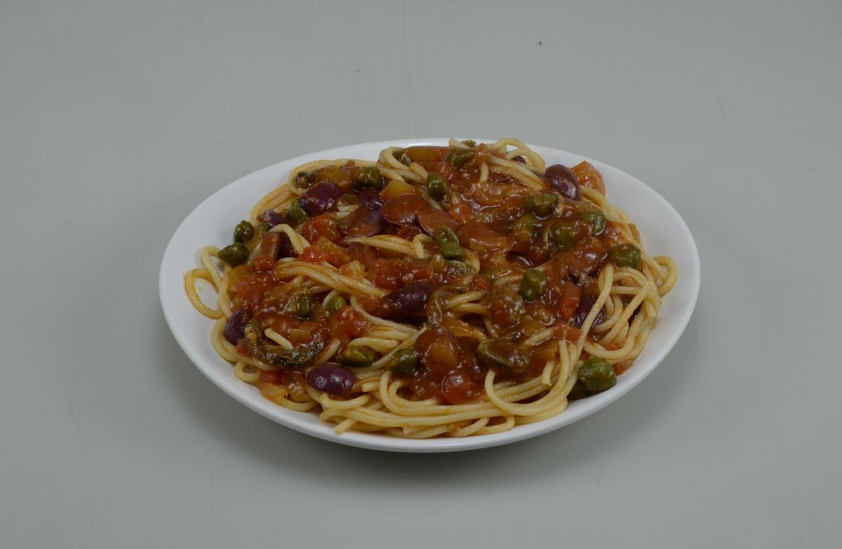 Tempo: 30min Rendimento: 4 Dificuldade: fácil Ingredientes: 1 pacote de macarrão tipo espaguete (500g) Azeite para regar Molho: 2 colheres (sopa) de óleo