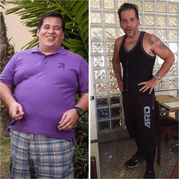 Leandro Hassum mostra mudança no visual após perder 62kg 