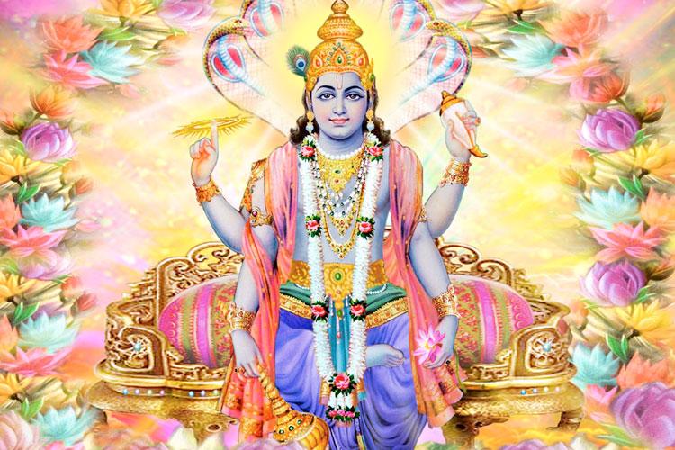 Magia hindu para uma longa vida através de Vishnu 