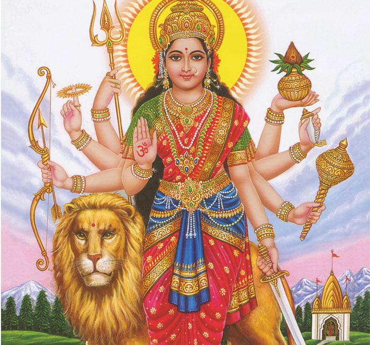 Magia hindu para se proteger dos inimigos com Durga 
