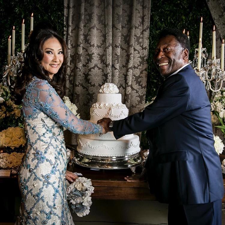 Pelé se casa com Cibele Aoki em cerimônia intimista 