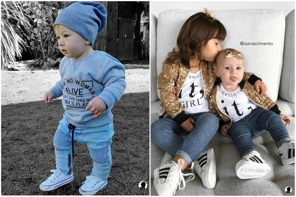 Crianças estilosas e fashionistas fazem sucesso no Instagram. Confira as fotos e inspire-se nos looks dos pequenos, que são de dar inveja!