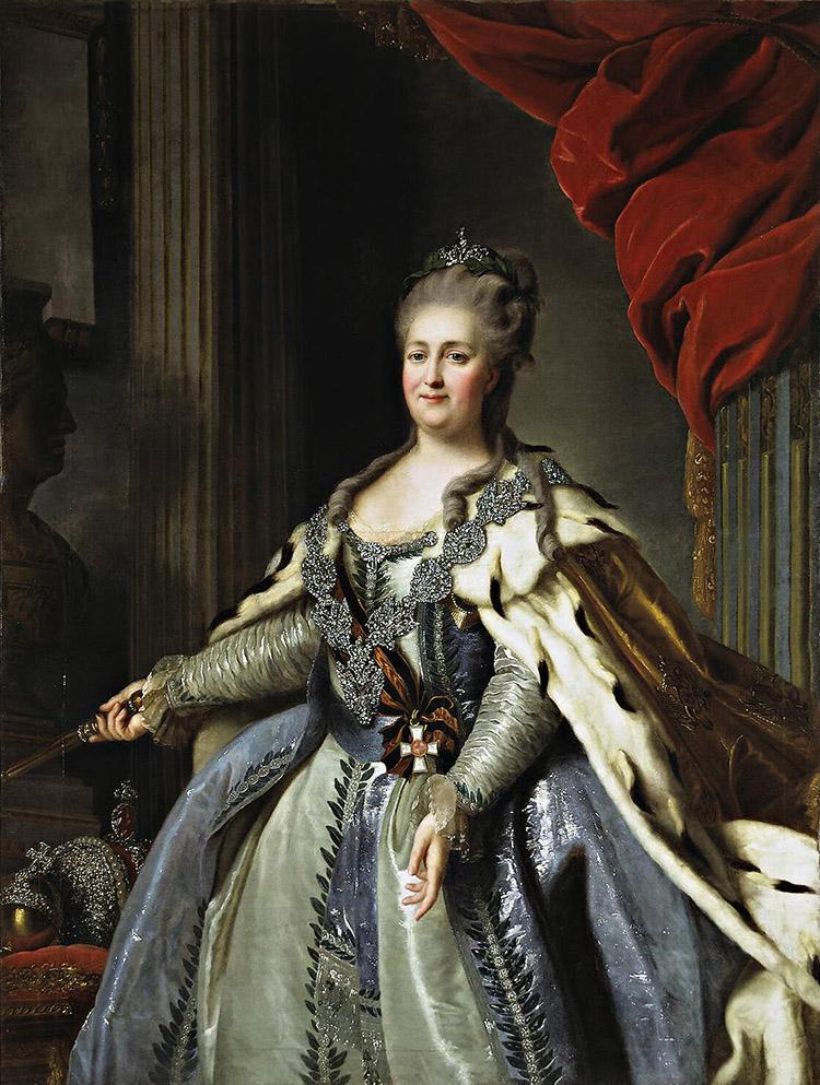 Uma das mais famosas e competentes imperatrizes russas, Catarina, a Grande mostrou que o lugar das mulheres também é no governo de países e reinos