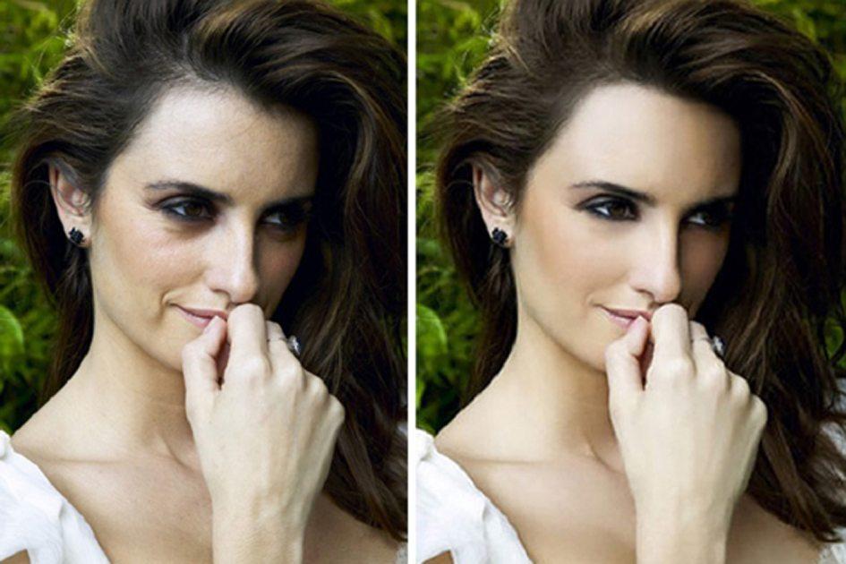 16 fotos dos famosos antes e depois do Photoshop 