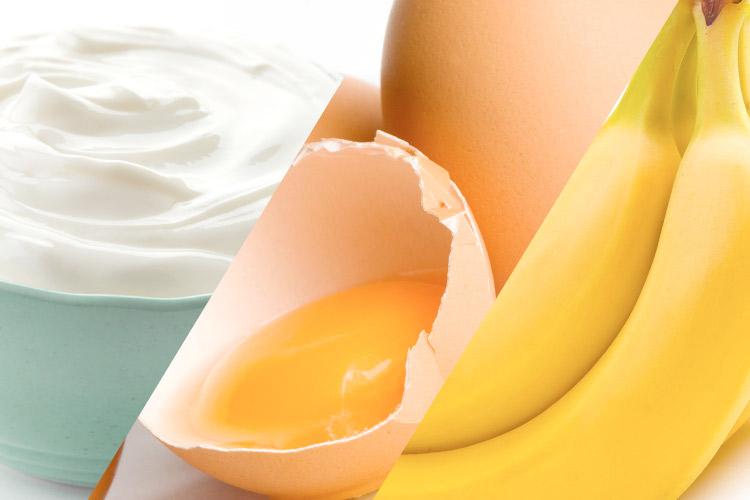 Hidratação capilar: 3 receitas com iogurte, ovo e banana! 