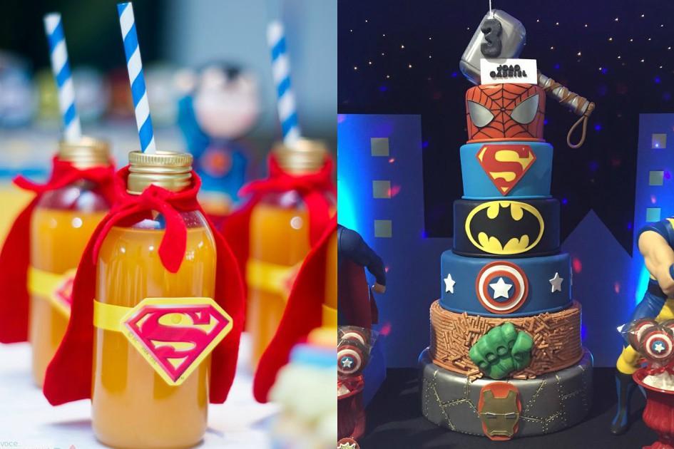 Festa infantil de super-heróis: 21 ideias para a decoração 