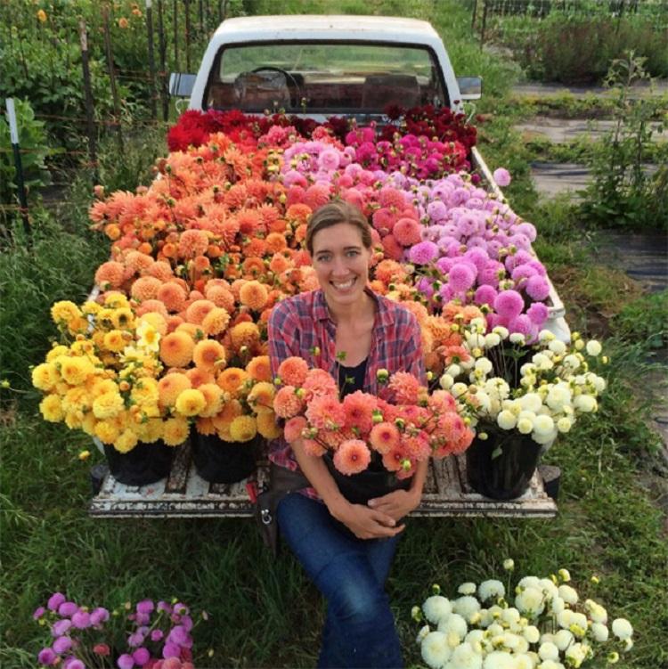 Conheça a história da mulher que largou tudo para vender flores 