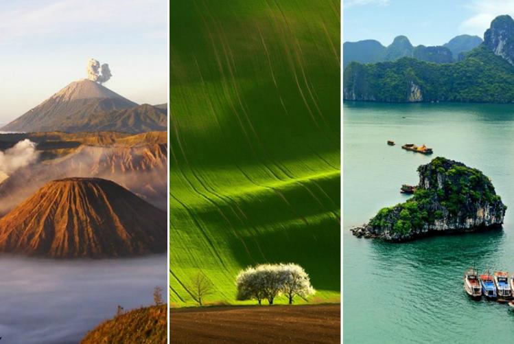 Confira 10 paisagens naturais espetaculares, hipnotizantes e até surreais, que existem no mundo e ainda são pouco alteradas pelo homem.