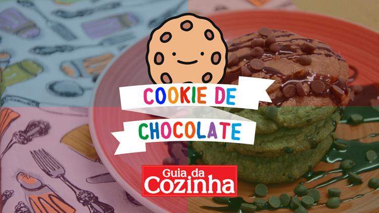 Receita de cookie de chocolate deliciosa e fácil de fazer! 